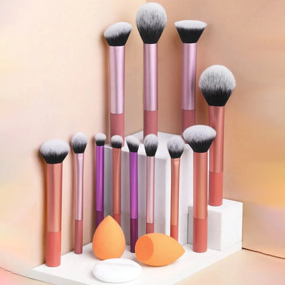 15 Piece Makeup Brush Kit