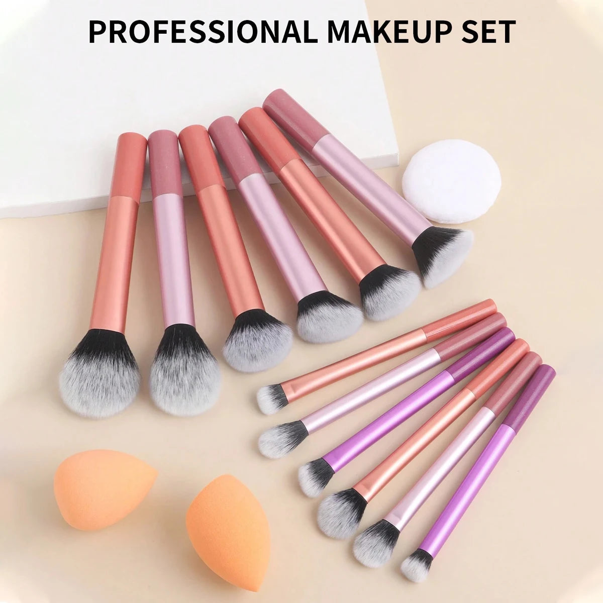 15 Piece Makeup Brush Kit